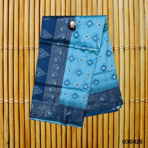 Royal Blue Soft Silk Patola Saree